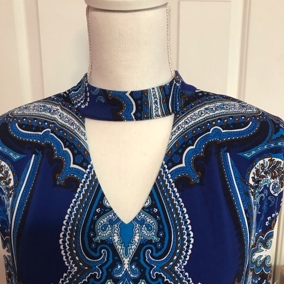 I-N-C Enchanted Paisley Top NEW WITH TAGS - Picture 2 of 7